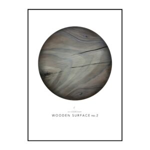 WOODEN SURFACE no. 2 // KUNSTPLAKAT