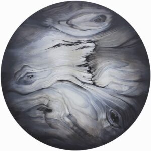 WOOD GRAIN no. 1 maleri ø100 cm.