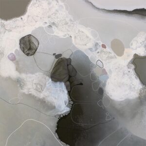 SEA JEWELS no. 4 // 70x70 cm. Maleri