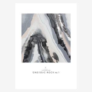GNEISSIC ROCK no. 1 // KUNSTPLAKAT