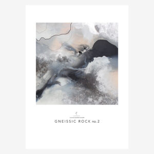 GNEISSIC ROCK no. 2 // KUNSTPLAKAT