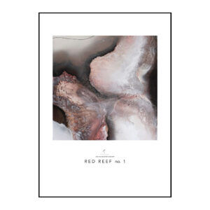 RED REEF no. 1 // KUNSTPLAKAT