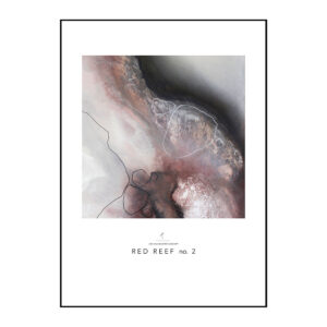 RED REEF no. 2 // KUNSTPLAKAT