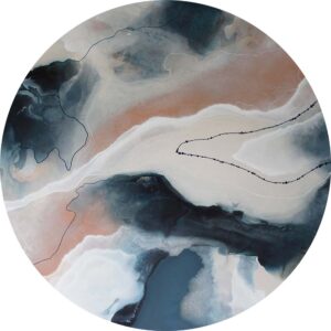 SEA BREEZE no. 2 // ORIGINALT MALERI Ø100 cm.