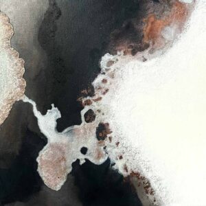 WINTER DARK no. 2 // ORIGINALT MALERI 40x40 cm.