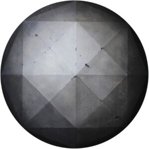 HEDRON MASK no. 1 // ORIGINALT MALERI Ø100 cm.