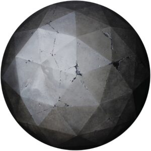 HEDRON MASK no. 2 // ORIGINALT MALERI Ø40 cm.