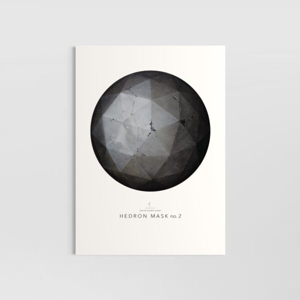 HEDRON MASK no. 2 // KUNSTPLAKAT