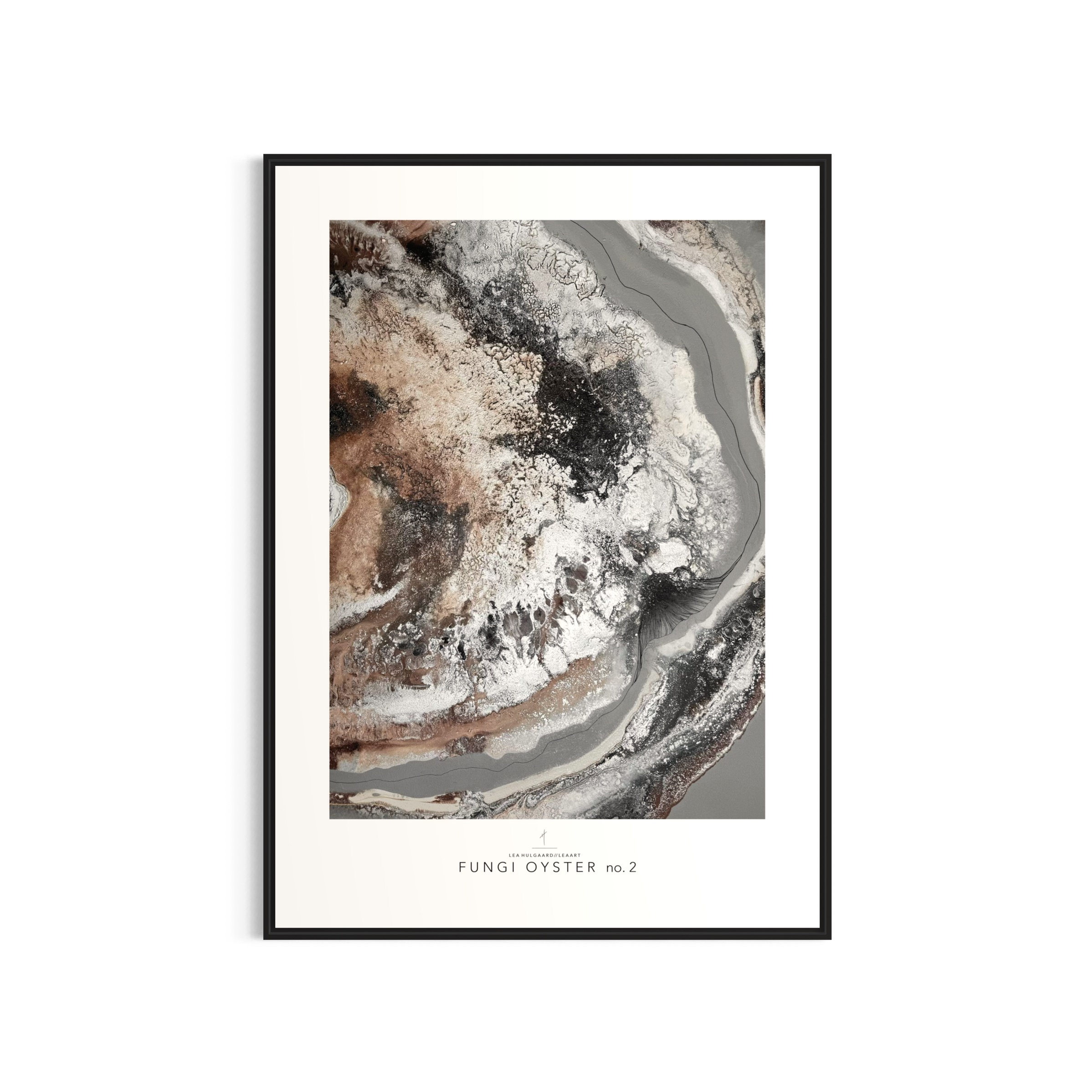 FUNGI OYSTER no. 2 // KUNSTPLAKAT - Billede 2