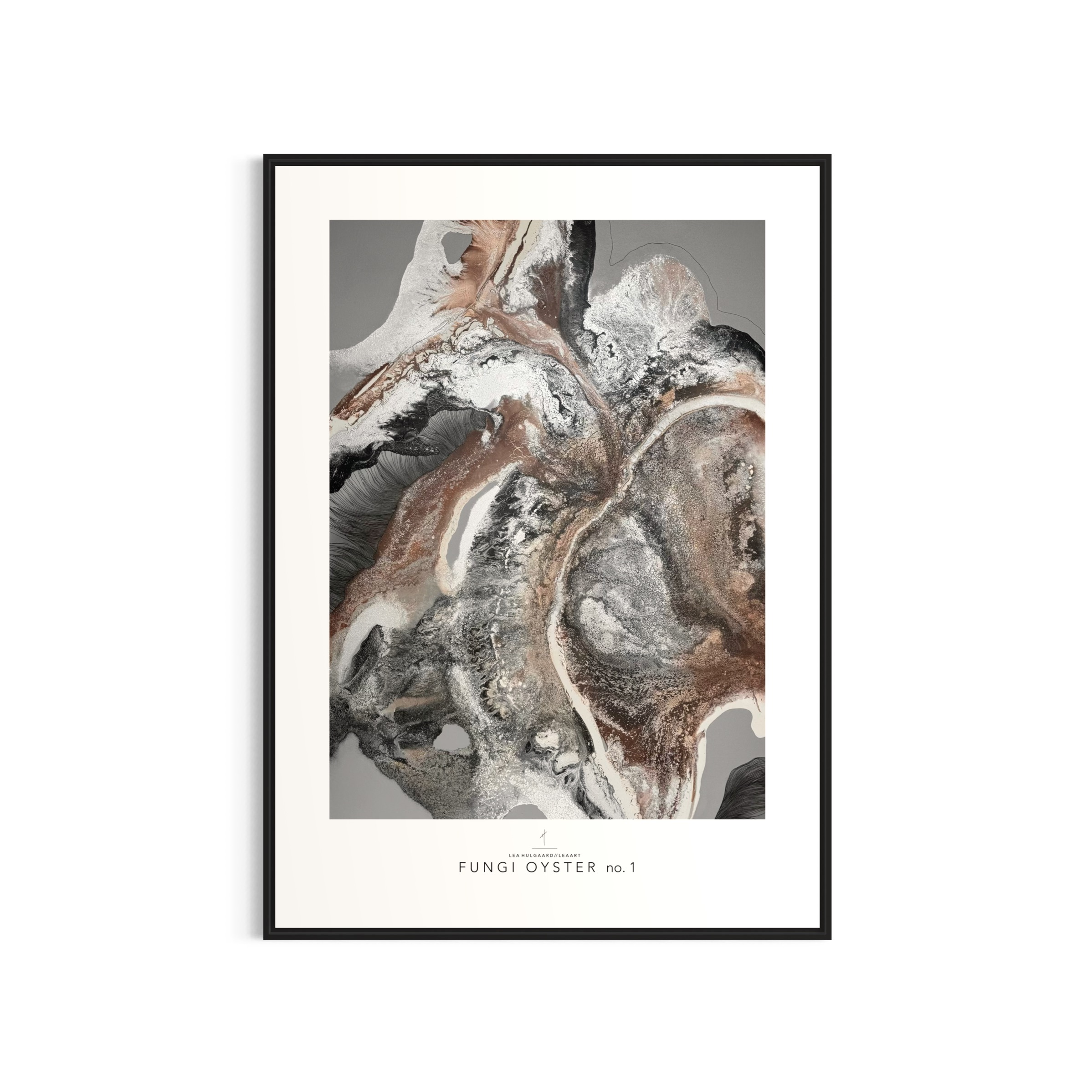 FUNGI OYSTER no. 1 // KUNSTPLAKAT - Billede 2