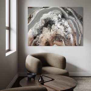 FUNGI OYSTER no. 2 // ORIGINALT MALERI 100x140 cm.